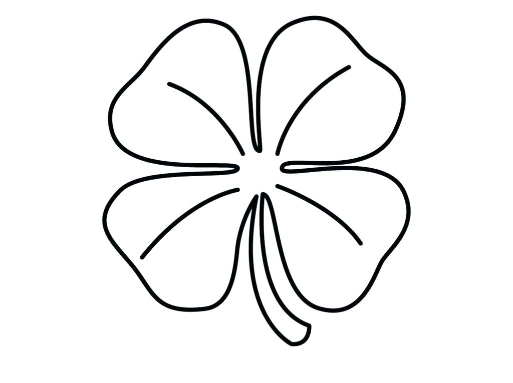 1024x765 Shamrock Templates Printable Free Printable Coloring Shamrock