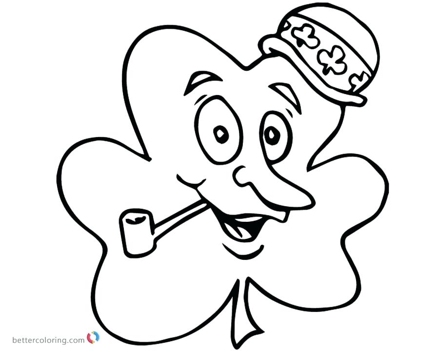 900x720 Shamrocks Coloring Pages Download This Coloring Page Shamrock