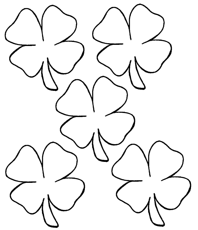 679x790 Clover Coloring Page Amp Coloring Book