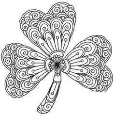 236x239 St Patrick's Day Coloring Pages St. Patrick's Day Shamrock