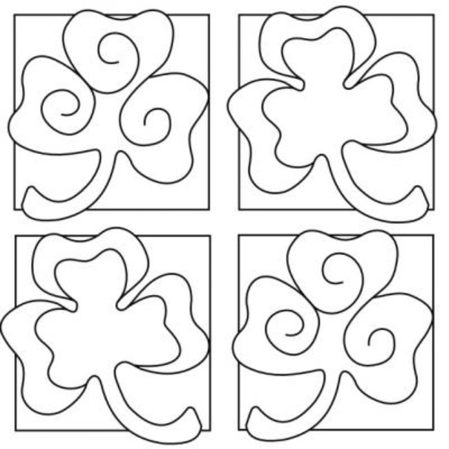Free Printable Shamrock Coloring Pages For Kids 650x650 Free Printable Shamrock Coloring Pages For Kids