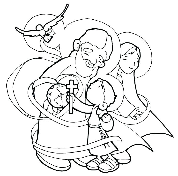 Shamrock Trinity Coloring Page Coloring Pages