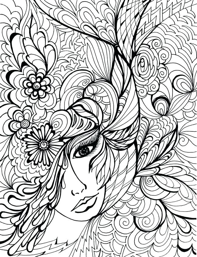 Unique Printable Coloring Pages For Adults For Shamrock Coloring 650x847 Unique Printable Coloring Pages For Adults For Shamrock Coloring