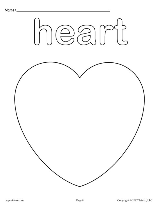 Heart Shape Coloring Pages 541x700 Heart Shape Coloring Pages