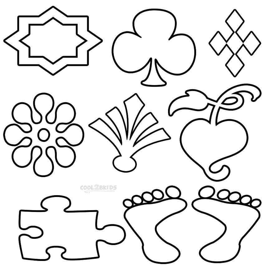 Printable Shapes Coloring Pages For Kids Cool2bkids 850x850 Printable Shapes Coloring Pages For Kids Cool2bkids