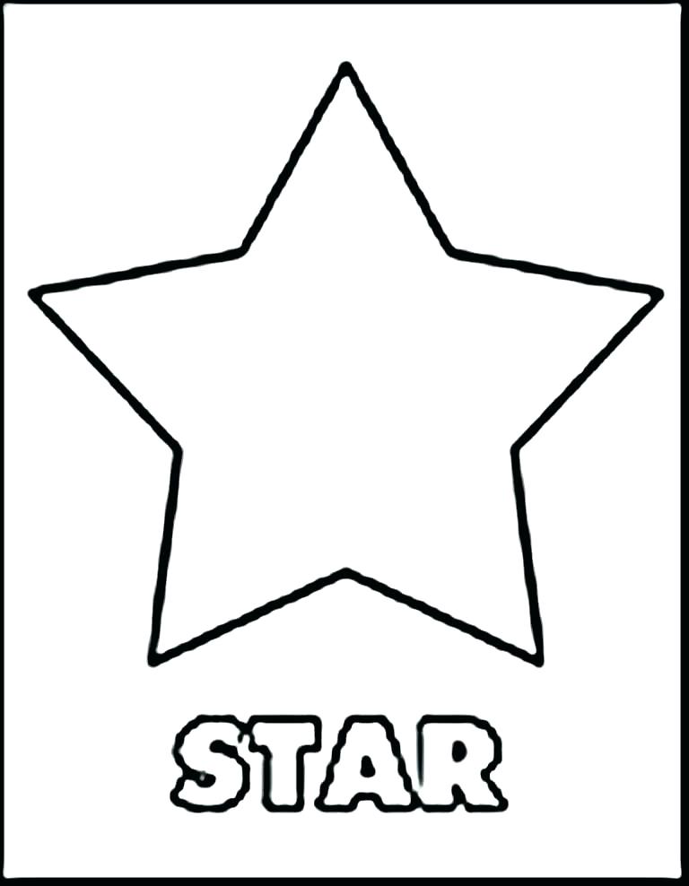 Star Shape Coloring Page Shape Coloring Pages For Toddlers 768x988 Star Shape Coloring Page Shape Coloring Pages For Toddlers