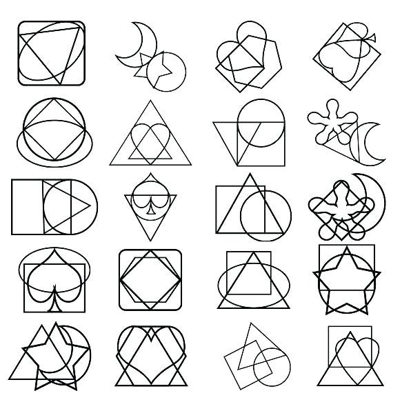 Shape Coloring Pages For Preschoolers Shape Coloring Sheets Simple 596x596 Shape Coloring Pages For Preschoolers Shape Coloring Sheets Simple