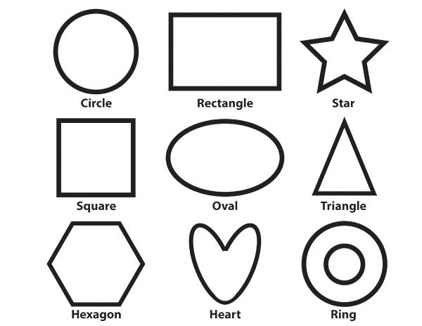 Simple Coloring Pages Toddlers Shapes Coloring Pages 600x464 Simple Coloring Pages Toddlers Shapes Coloring Pages