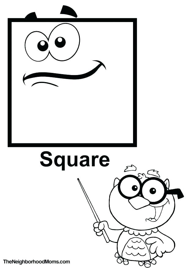 Color By Shape Coloring Pages For Preschoolers Math Shapes 618x875 Color By Shape Coloring Pages For Preschoolers Math Shapes