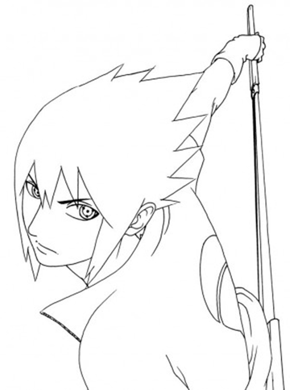 1116x1499 Sarada Uchiha Coloring Pages