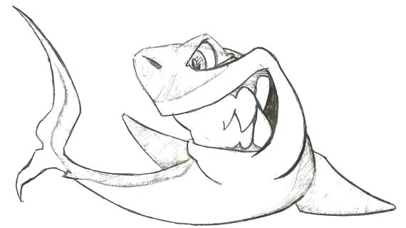 Shark Coloring Pages Shark Coloring Pages Drawings Of Sharks Great 570x320 Shark Coloring Pages Shark Coloring Pages Drawings Of Sharks Great