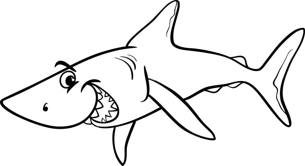 Cartoon Shark Coloring Pages Color Bros 1022x558 Cartoon Shark Coloring Pages Color Bros