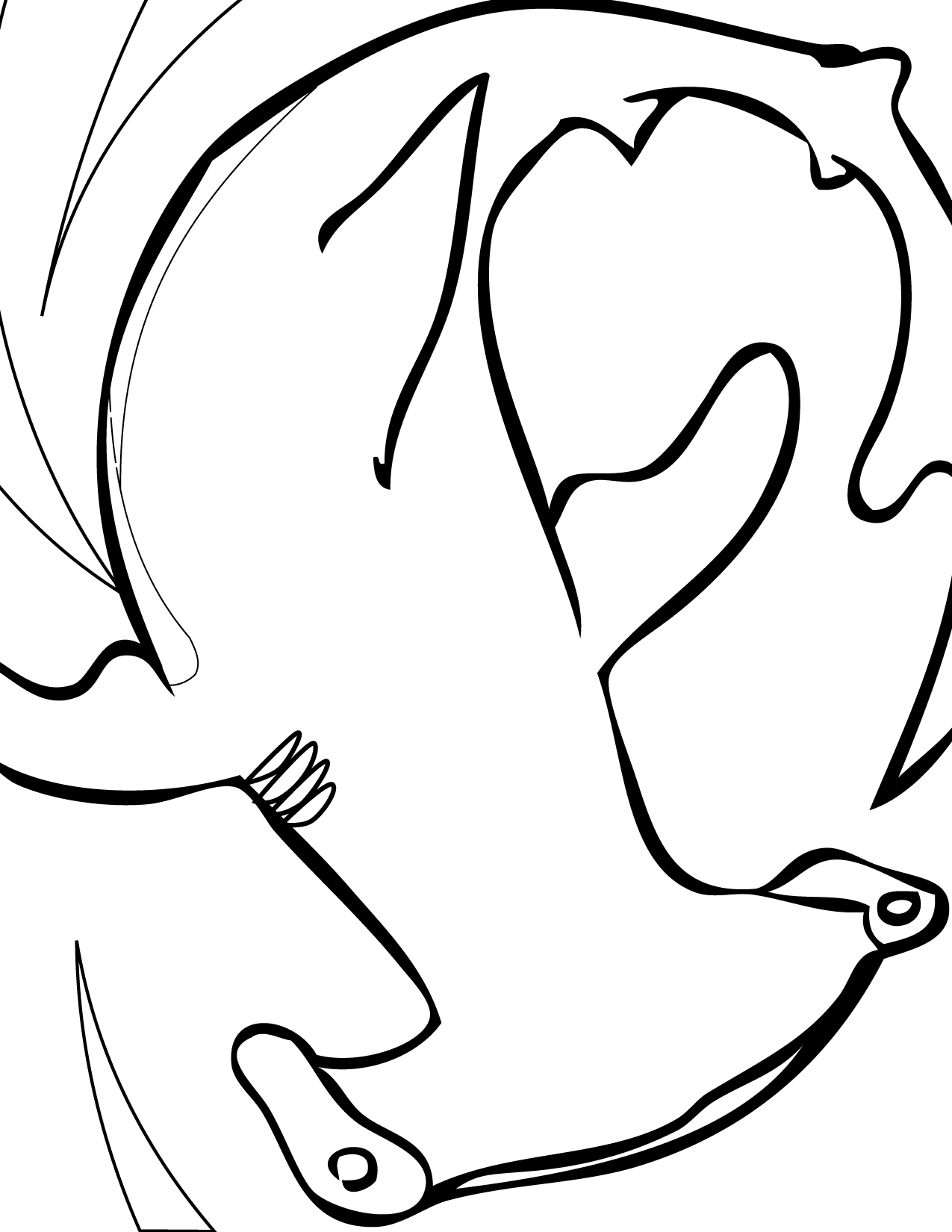 1275x1650 Hammerhead Shark Coloring Pages Page Sheets Animals Free Color