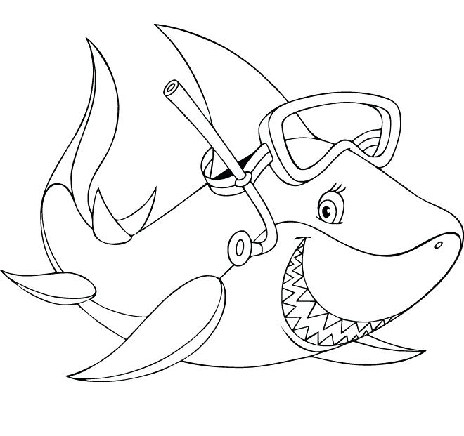Printable Shark Coloring Pages Image Of Printable Shark Coloring 660x621 Printable Shark Coloring Pages Image Of Printable Shark Coloring