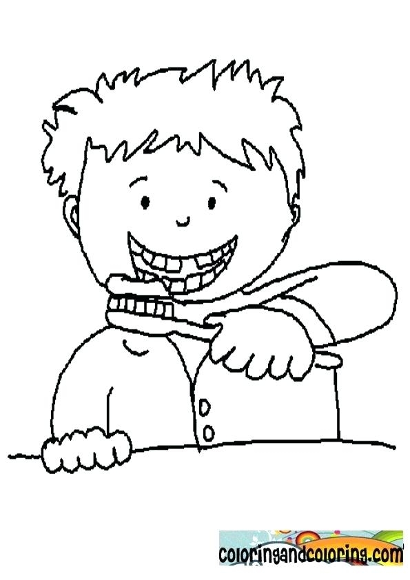 Brushing Teeth Coloring Pages Brushing Teeth Coloring Pages 595x842 Brushing Teeth Coloring Pages Brushing Teeth Coloring Pages