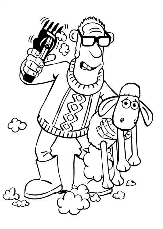 567x794 Shaun The Sheep Coloring Pages 4 Ausmalbilder Kids