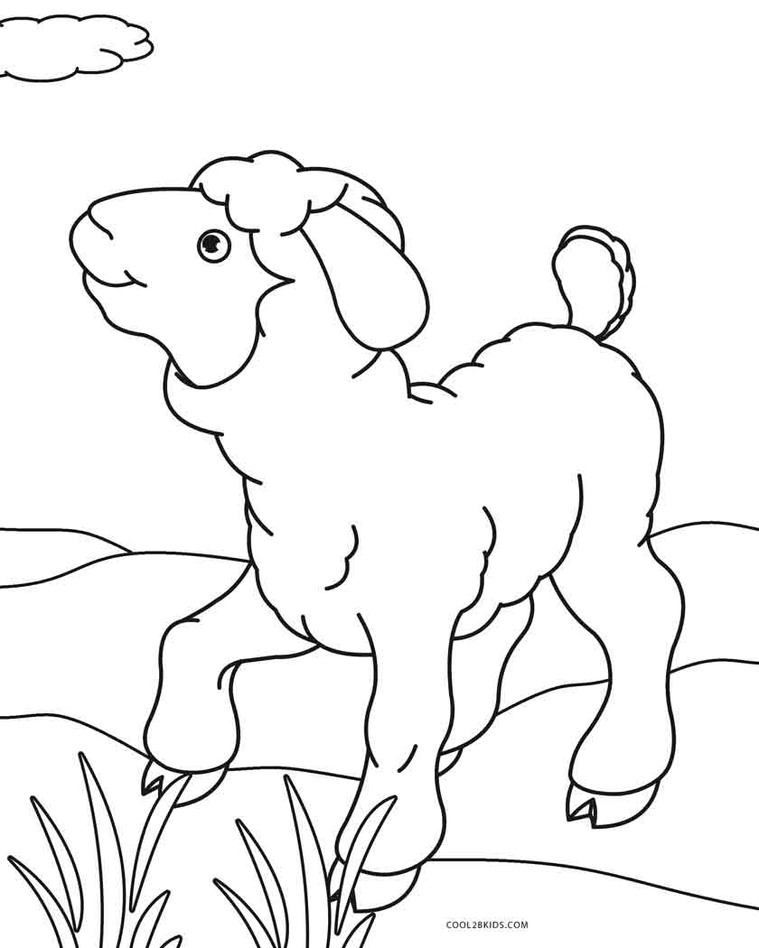 840x1050 Free Printable Sheep Face Coloring Pages For Kids Cool2bkids
