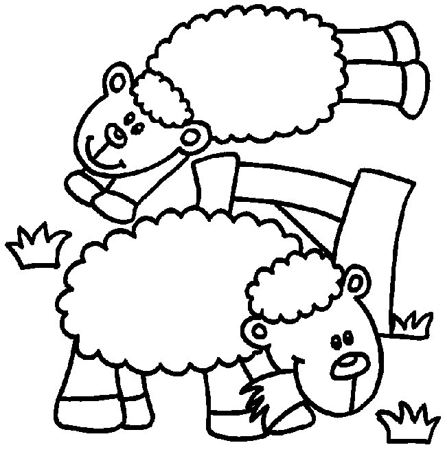648x661 Sheep Coloring Page Animal Coloring Page