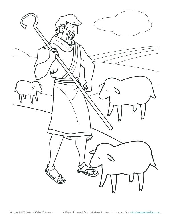 600x776 The Lost Sheep Coloring Page Sheep Coloring Picture Lost Sheep