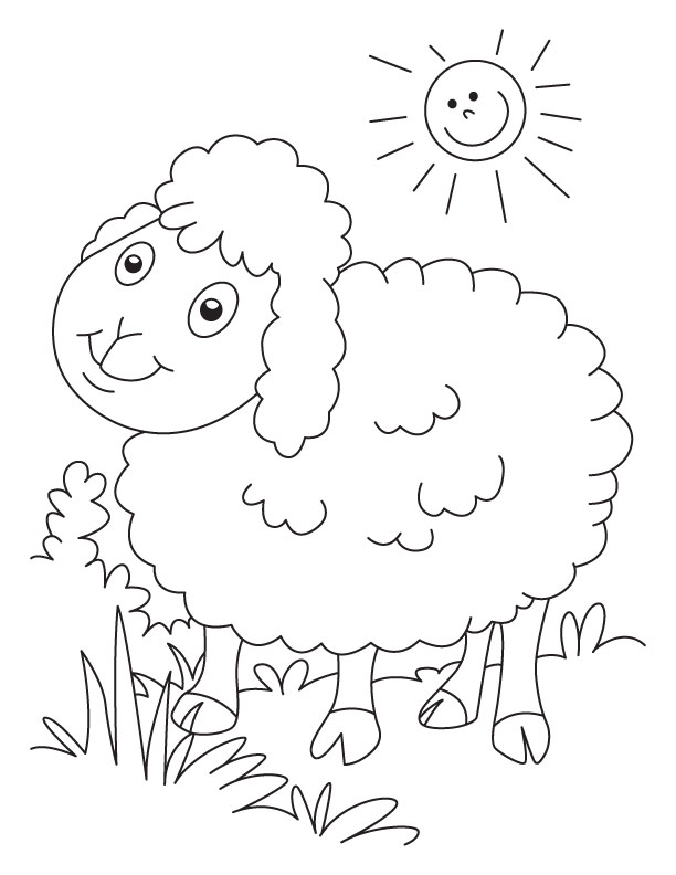 612x792 Projects Ideas Sheep Coloring Pages Preschool Bighorn Of For Lost