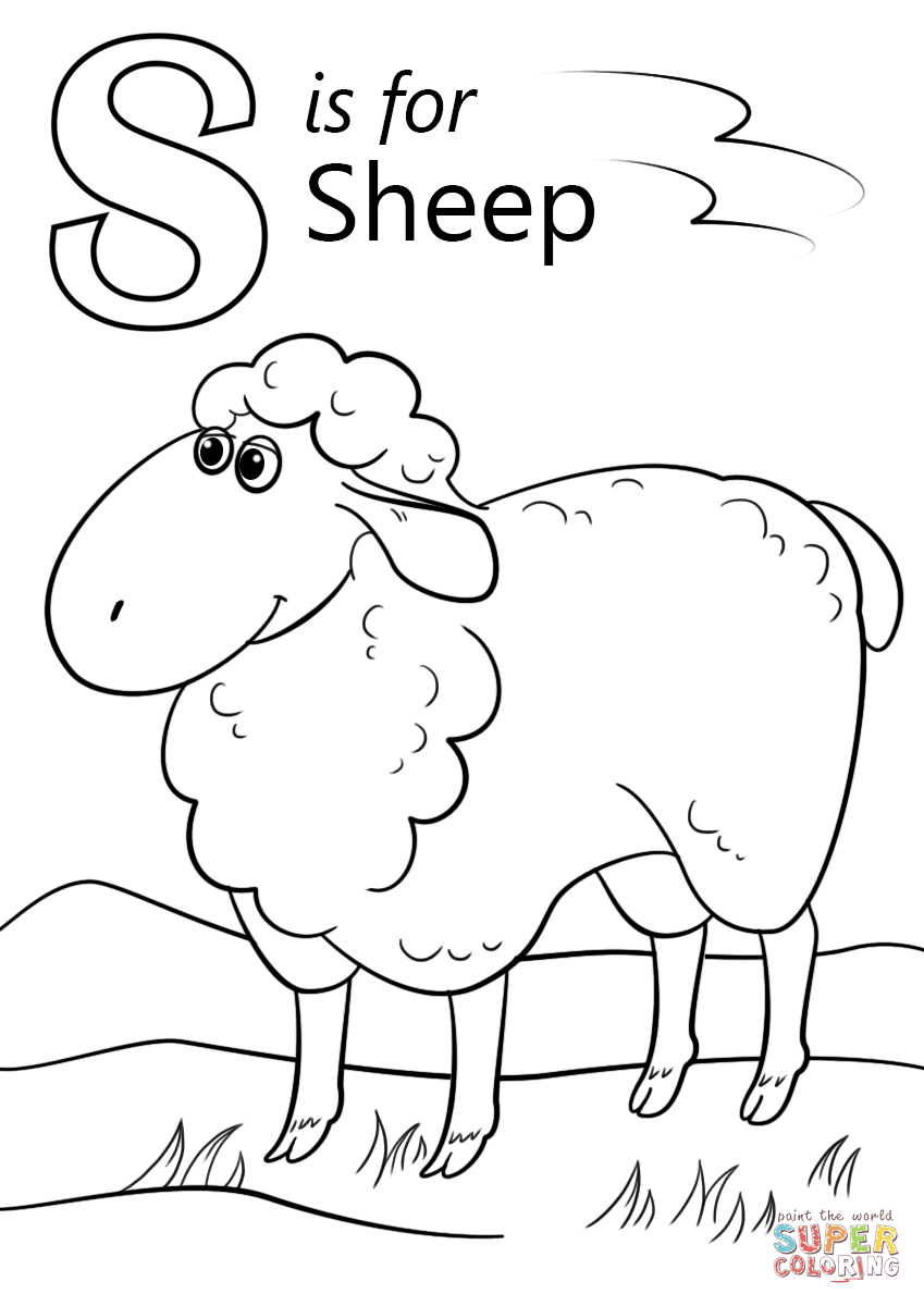 849x1200 Sheep Coloring Pages Preschool