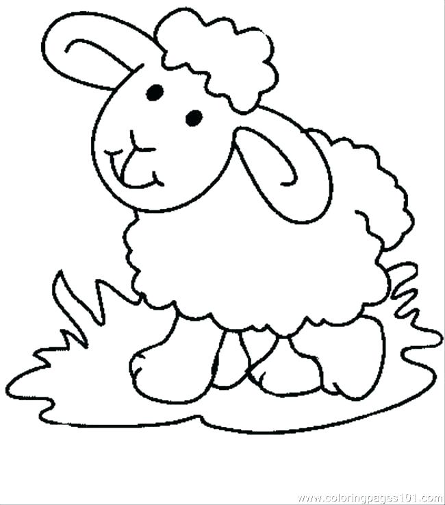 650x737 Coloring Pages Of Sheep Impair.co