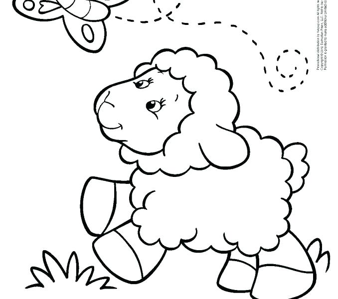678x600 Lamb Coloring Sheet Lamb Coloring Page Lamb Coloring Page