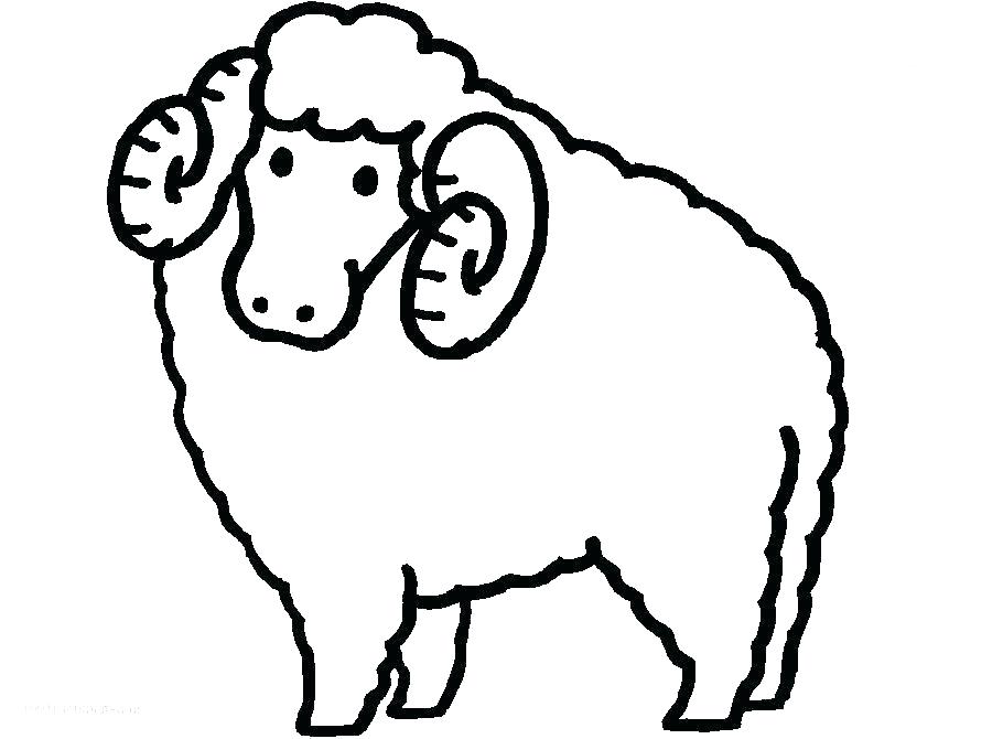 910x670 Sheep Colouring Pages New Year Sheep Colouring Page Baa Baa Black
