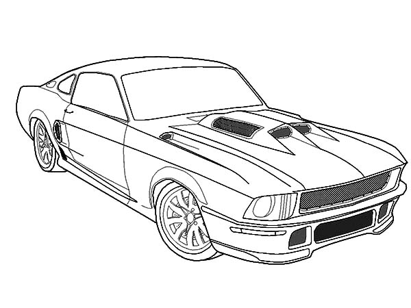600x450 Fast Car Mustang Coloring Pages Best Place To Color