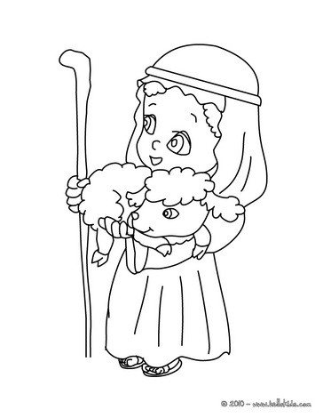 Nativity Shepherd Character Coloring Pages 364x470 Nativity Shepherd Character Coloring Pages