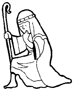 Printable Christmas Coloring Page Shepherd 243x298 Printable Christmas Coloring Page Shepherd