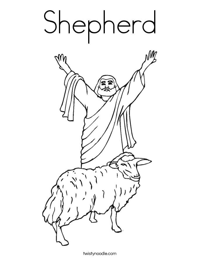 Shepherd Coloring Page 685x886 Shepherd Coloring Page