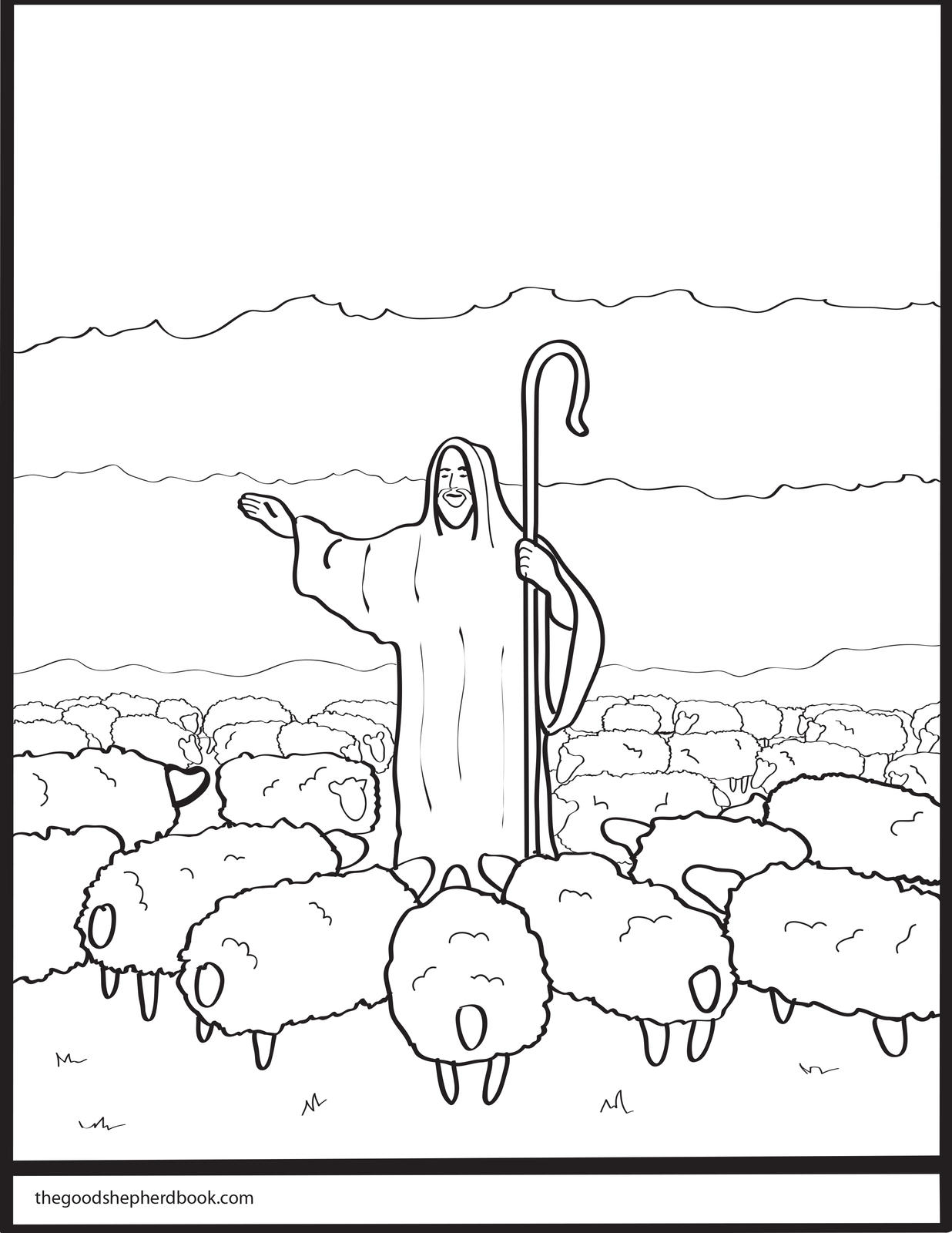 Shepherd Coloring Page at GetColorings.com | Free printable colorings ...