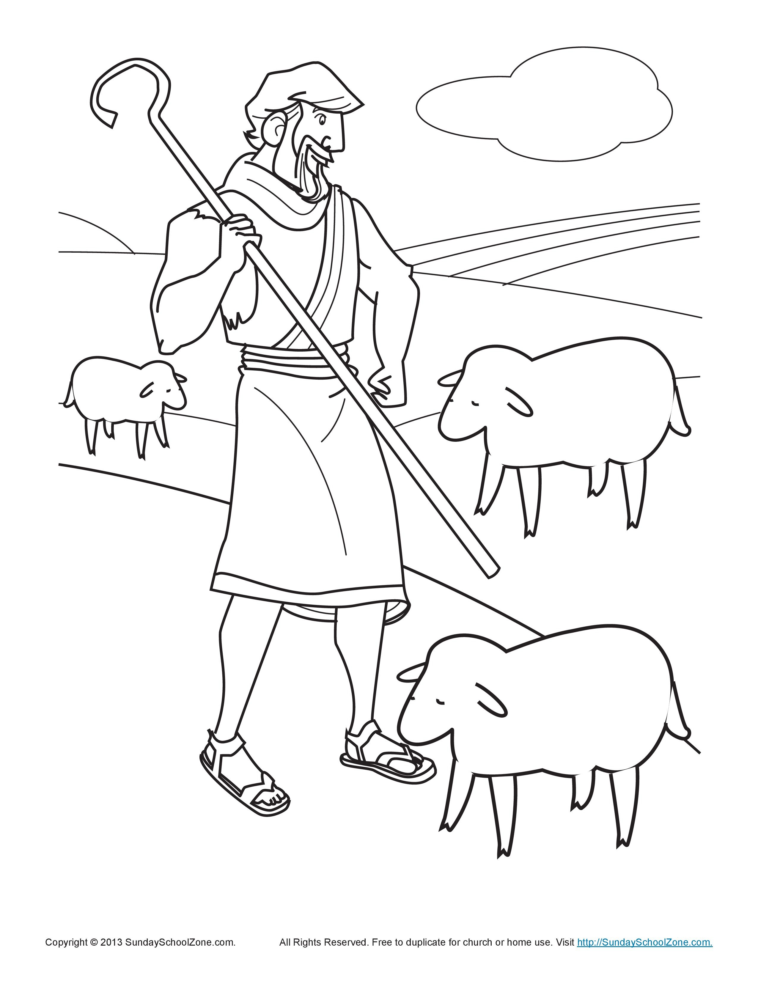 2550x3300 Willpower David The Shepherd Coloring Page Bible Pages For Kids