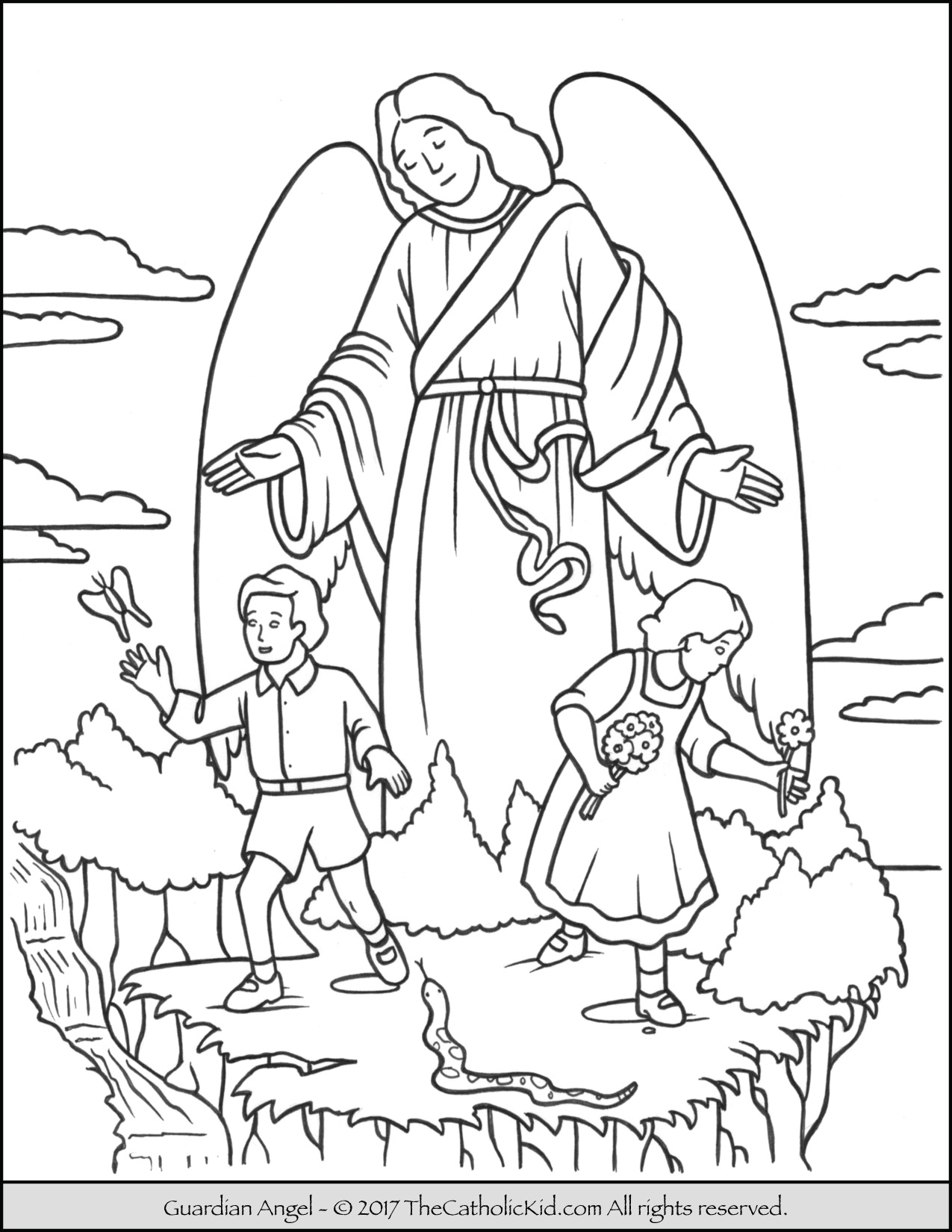 Angel Coloring Pages 1275x1650 Angel Coloring Pages