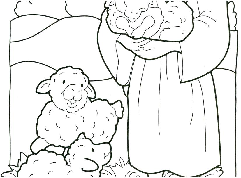 Angel Coloring Pages Angels Tell I Am The Good Shepherd Colouring 827x609 Angel Coloring Pages Angels Tell I Am The Good Shepherd Colouring