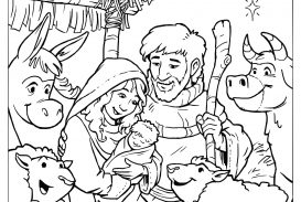 273x183 Coloring Pages Babyus Color Nativity For Preschoolers Toddlers