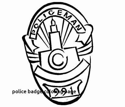 410x350 Police Badge Coloring Page Best Of Color By Numbers Coloring Pages