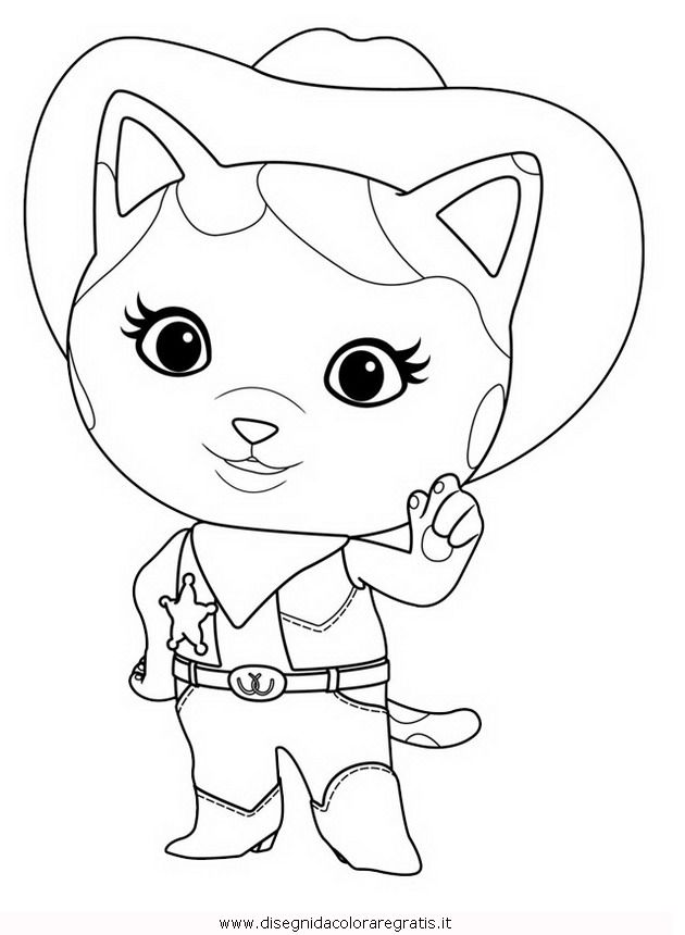 630x860 Sheriff Callie's Coloring Pages Disegni Da Colorare Che