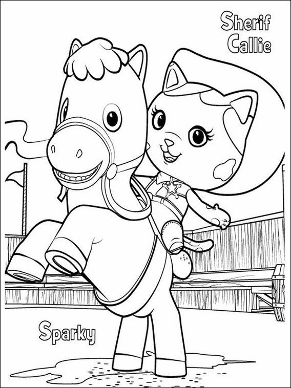 568x758 Sheriff Callie Coloring Pages 2 Coloring Pages For Kids