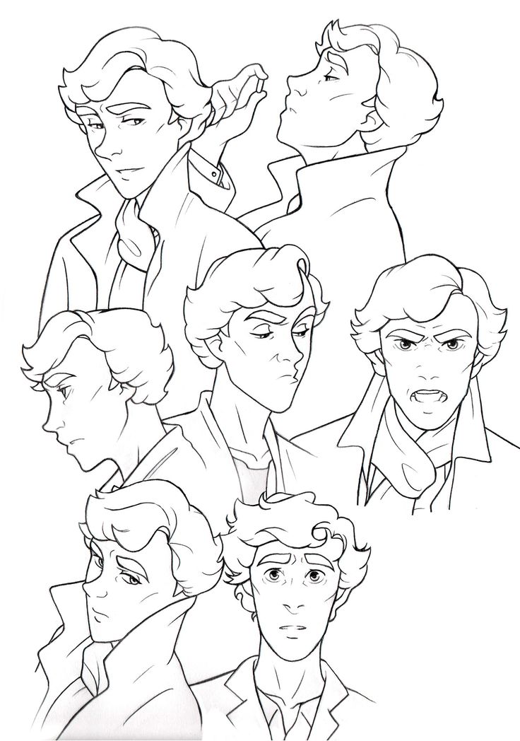 736x1048 Sherlock Comic Easy To Draw Art Sherlock, Comic