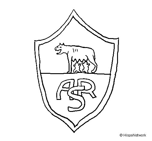 505x470 Roman Shield Coloring Page