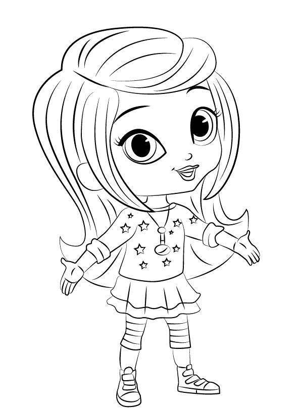 594x810 Shimmer And Shine Coloring Pages Of 2017 Birthdays And Birthday Bash