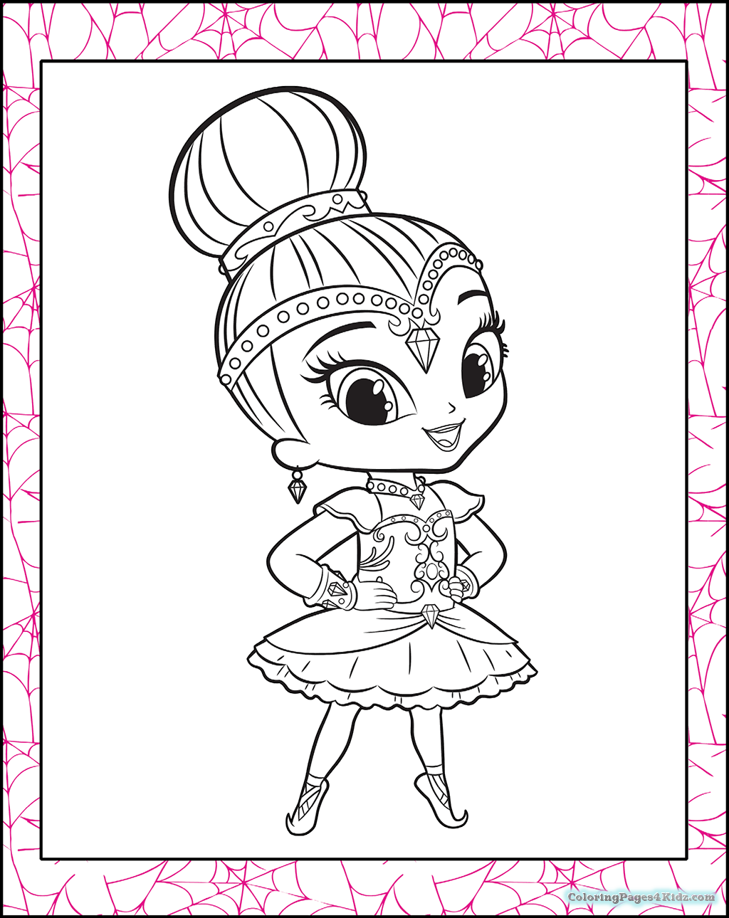 1024x1290 Shimmer And Shine Halloween Coloring Pages 104 Coloring Pages