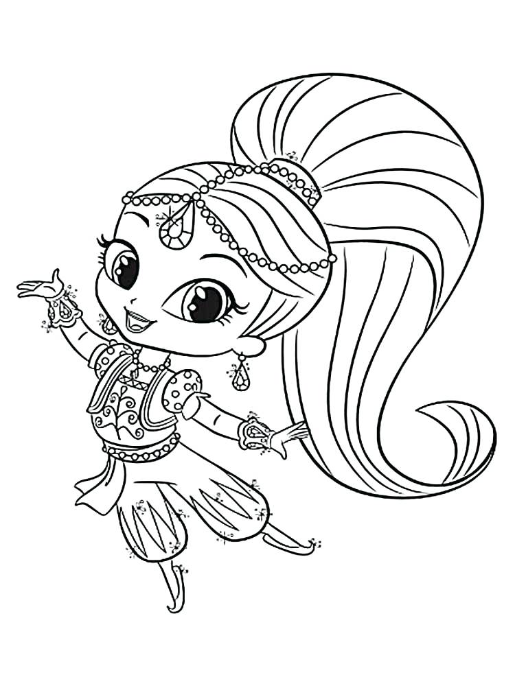 750x1000 Color Pages Com Shimmer And Shine Coloring Pages 5 Coloring Pages