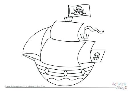 Pirate Ship Coloring Page Pirate Ship Colouring Page 1 Pirate Ship 460x325 Pirate Ship Coloring Page Pirate Ship Colouring Page 1 Pirate Ship