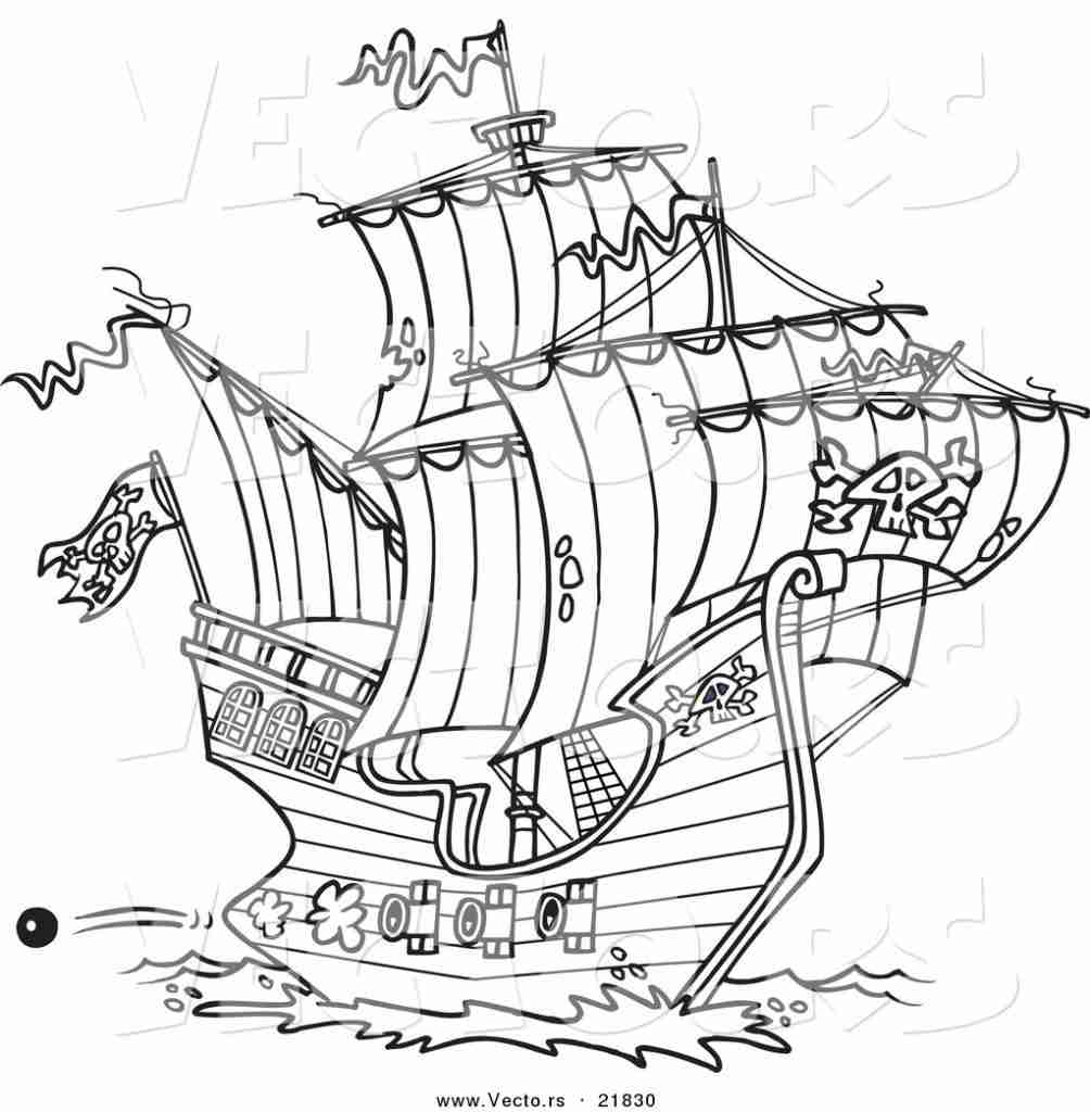 Lovely Pirate Ship Coloring Pages For Kids Free Printable Adult 1004x1024 Lovely Pirate Ship Coloring Pages For Kids Free Printable Adult