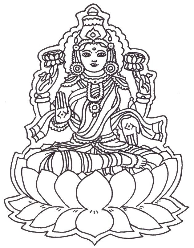 630x805 Coloriage Adulte Inde Dieu Hindou 5 L Mandala