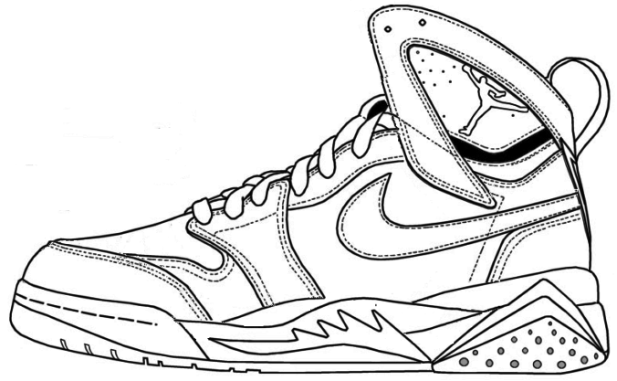 676x417 Jordan Shoe Coloring Pages New Air Jordan Shoes Coloring Pages
