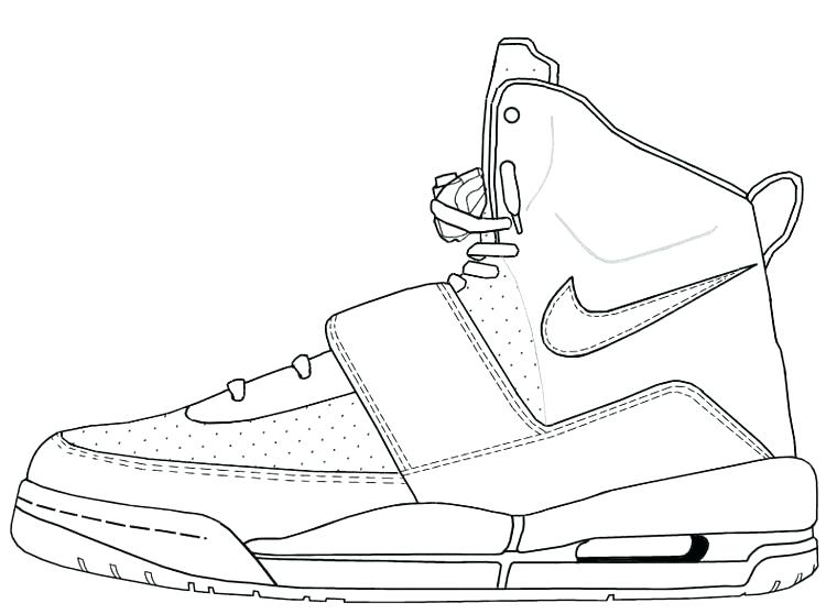 Shoe Coloring Pages For Kids
